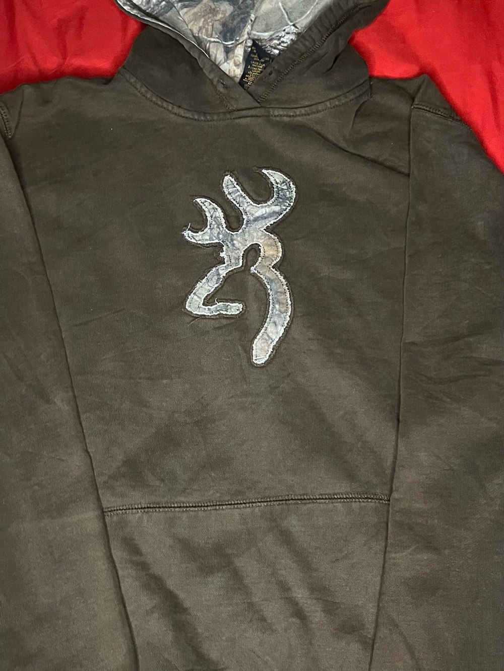 Browning Brown and Camo Hoodie